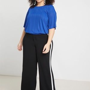 New ELOQUII Striped Blouson Top (Plus Size)
BLUE